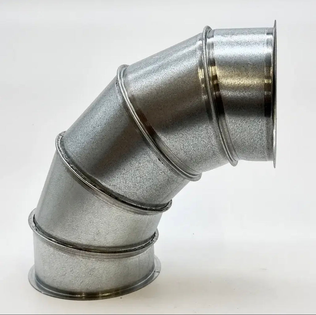Coude 90° Galvanisé Segmenté Ø100–300mm
