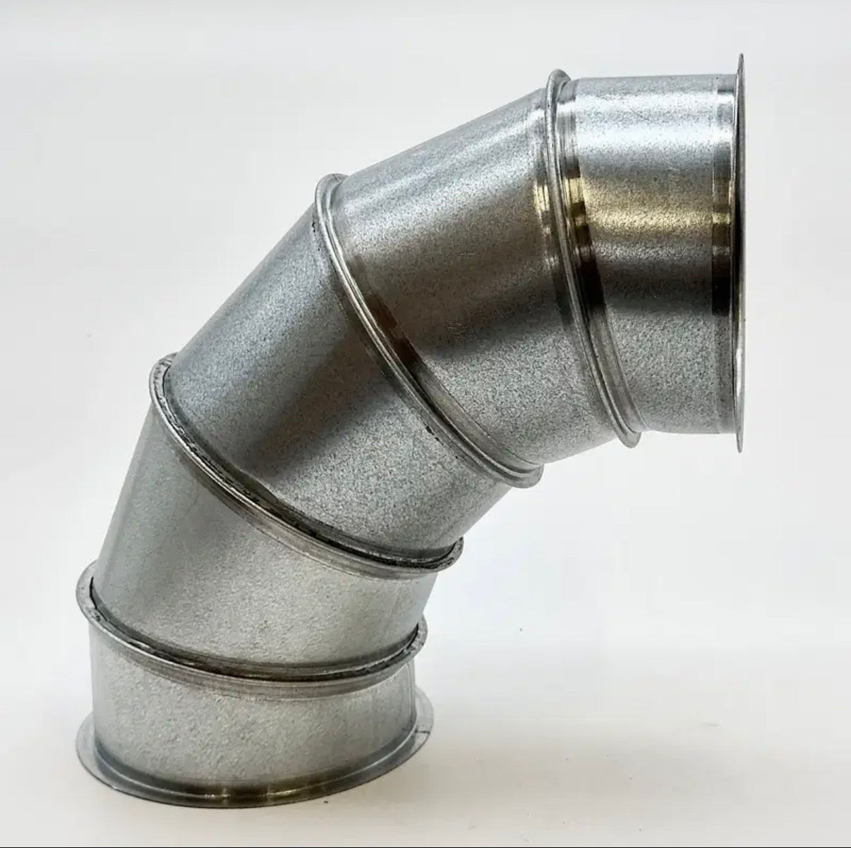 Coude 90° Galvanisé Segmenté Ø100–300mm