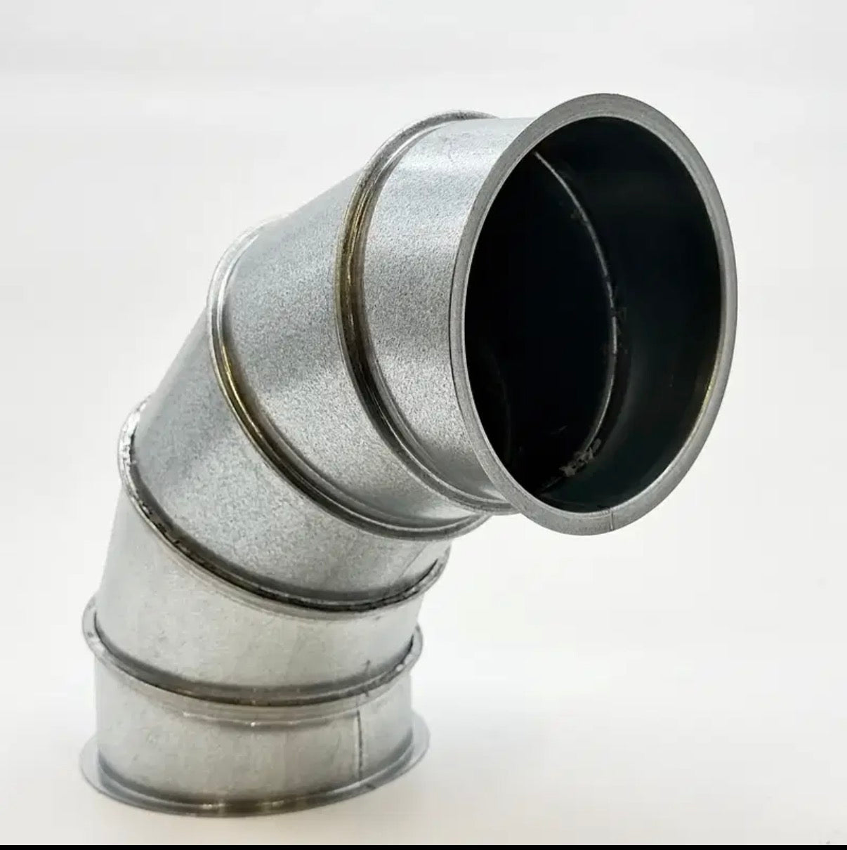 Coude 90° Galvanisé Segmenté Ø100–300mm